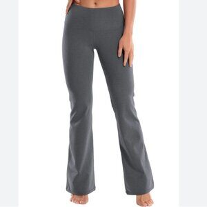 Yummie by Heather Thomson Boot-Cut Shaping Legging Gray Size Medium
